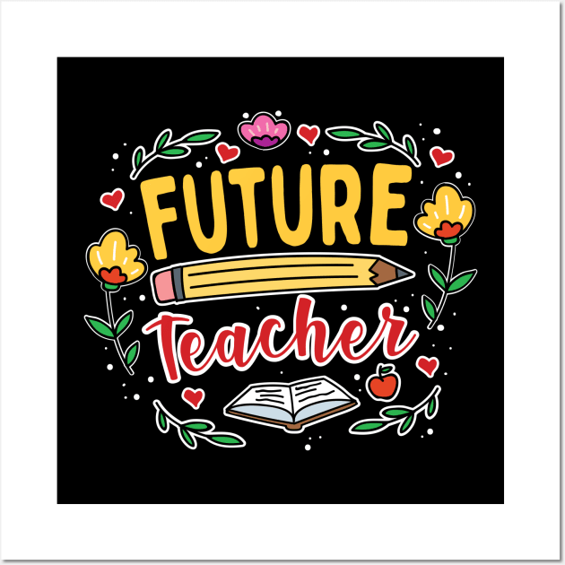 Future Teacher Wall Art by maxcode